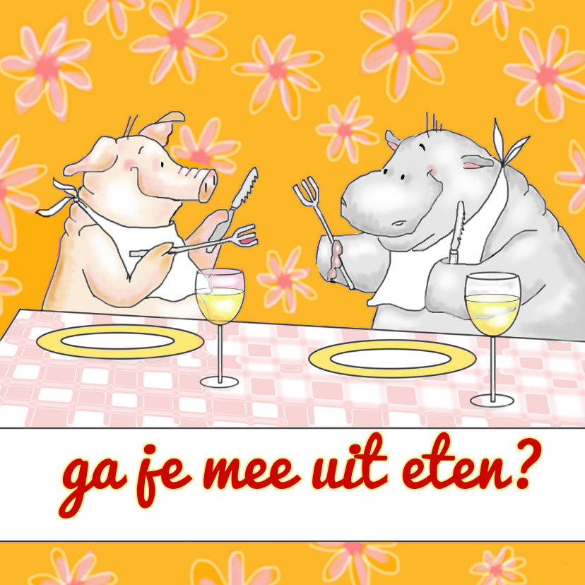 ga je mee uit eten