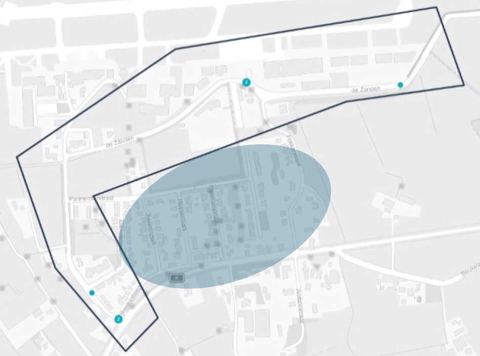 Verkeersmaatregelen de zanden